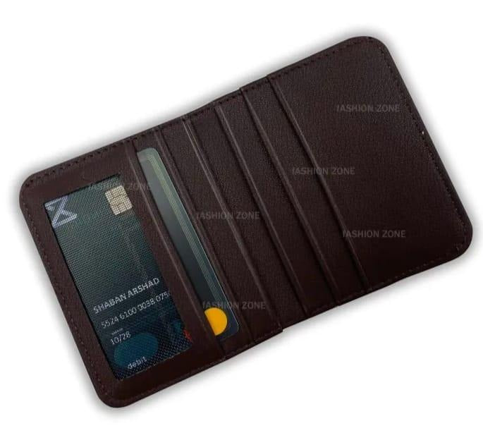Premium Leather Wallet for Men Brown with 3 Card Slots