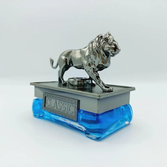 Lion Car Perfume Gold Green Classic Desig