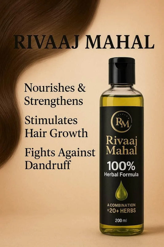 Rivaj Mahal Rosemary Hair Oil 200ml Anti-Fall Dandruff Control