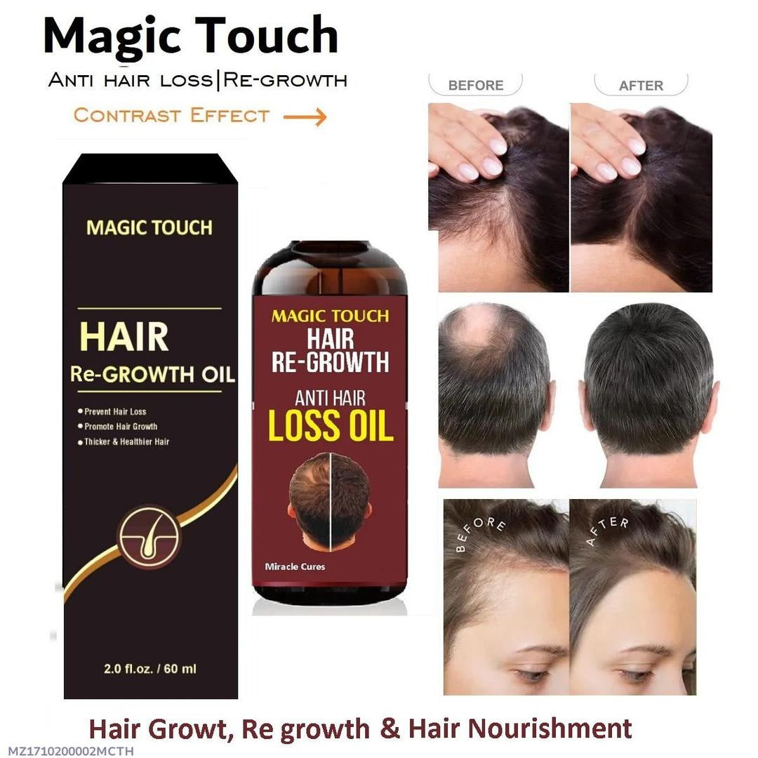 Magic Touch Hair Oil 60ml Anti Hair Loss Re-Growth