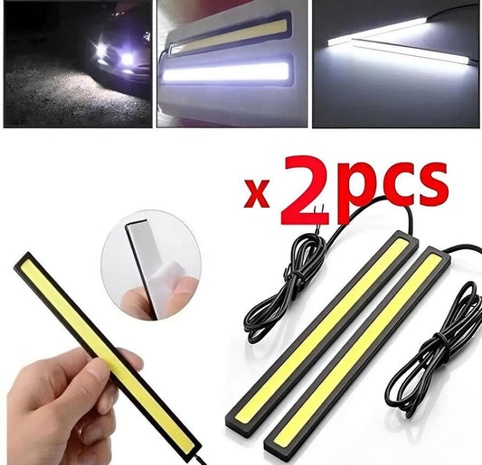 Premium LED Strip Lights for Motorcycles White ABS