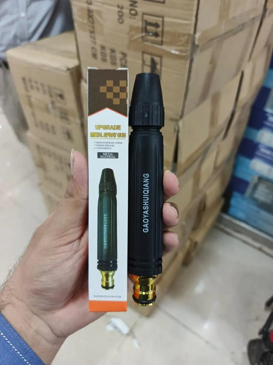 Black Adjustable Water Spray Nozzle for Car & Garden