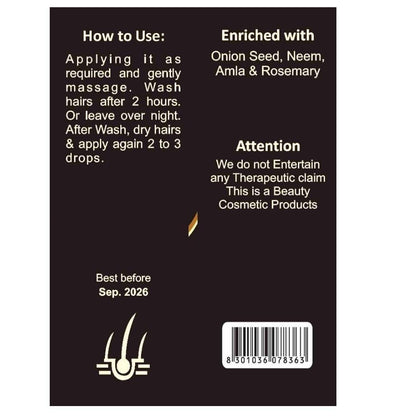 Magic Touch Hair Oil 60ml Anti Hair Loss Re-Growth