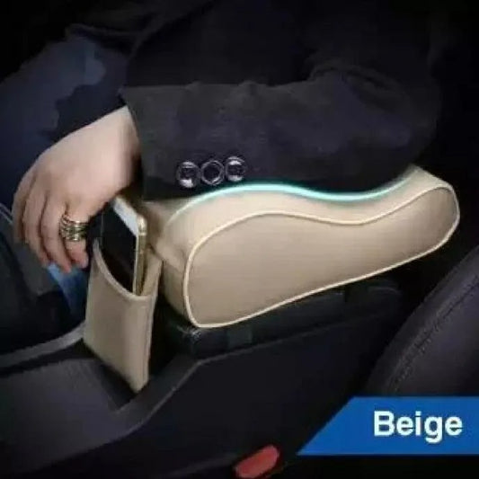Universal Car Arm Rest Cushion Beige